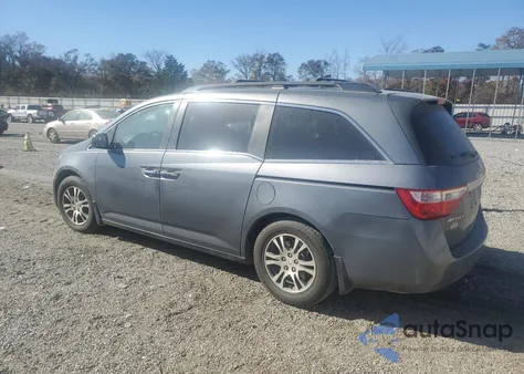 2013 Honda Odyssey Exl z USA, uszkodzony, nr VIN 5FNRL5H63DB012994
